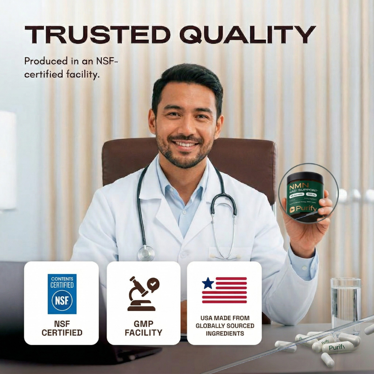 Daily NMN & Resveratrol Complex – Supports Cellular Energy & NAD+ Levels